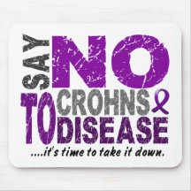 Say NO To Crohns Disease 1 Mousepads