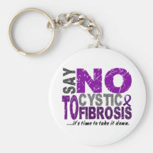 Say NO To Cystic Fibrosis 1 Key Chain