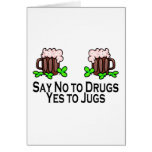 Say No To Drugs Yes To Drugs Beer cards