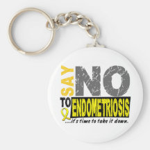 Say NO To Endometriosis 1 Key Chain