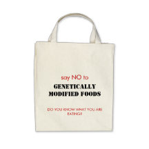 say NO to, Genetically Modified Foods, DO YOU K... Tote Bags