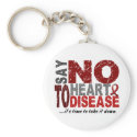 Say NO To Heart Disease 1 keychains