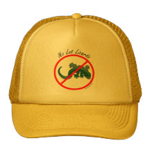 Say No to Lot Lizards on Yellow Truckers Hat