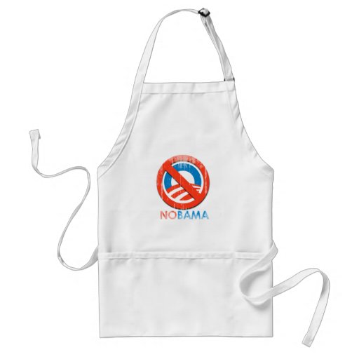 Say No To Obama 3 nobama Faded.png Aprons