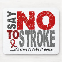 Say NO To Stroke 1 Mouse Pads