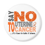 Say NO To Uterine Cancer 1 magnets
