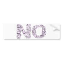 Say No to Violence, Abuse, Drugs, Alcohol, & Fear