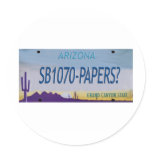 sb1070 round sticker