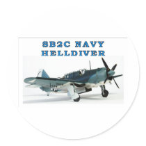 SB2C NAVY HELLDIVER STICKER