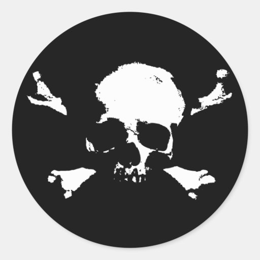 Scalawag Round Sticker