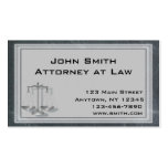 Scales Legal Grey Business Card