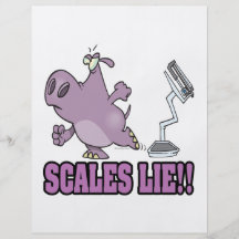 scales lie mad hippo diet humour cartoon flyers