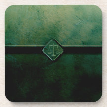 Scales of Justice Beverage Coaster
