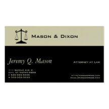 Scales of Justice Business Card Templates