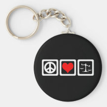 Scales of justice key chains