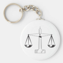 scales of justice keychain