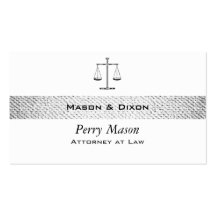 Scales of Justice w/ QR Codes Business Cards