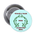 SCALES & TALES Fishing Button ~ EZ TO CUSTOMIZE!