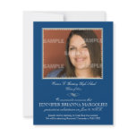 Scalloped Frame Graduation Invitation