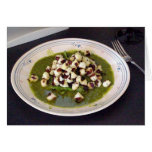 Scallops With Seseme Cilantro Sauce Card