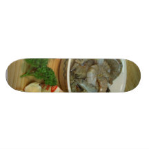 Scampi On Table Skate Board Deck