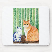 Scampy with delfts blue cat-1.jpg mouse pads