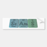 Scams-Sc-Am-S-Scandium-Americium-Sulfur.png Adhésifs Pour Voiture
