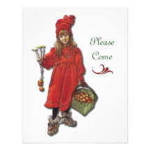 Scandinavian Christmas Party Personalized Invitation