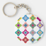Scandinavian Flowers Keychain