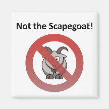 Scapegoat Magnet