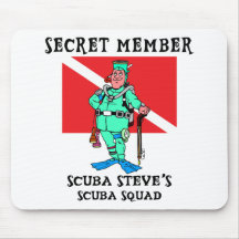 SCAPHANDRE secret Steve de membre Tapis De Souris