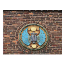 Scarab tile Detroit Michigan Postcards