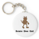 Scare Cat Keychain