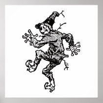 Scarecrow Striding Posters