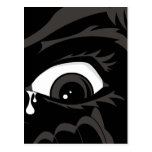 Scared Boy Postcard