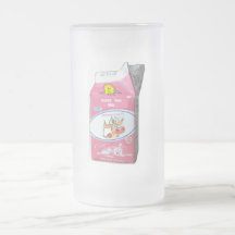 Scared cow milk glass coffee mugs