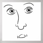 Scared Face posters