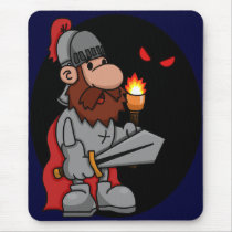 Scared Knight Mouse Pad