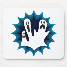Scaredy Ghosts Mouse Mats