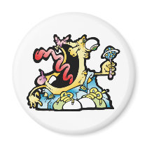 scaredypants fridge magnet