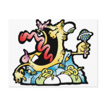 scaredypants post card