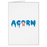Scaring ACORN Greeting Cards