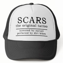 Scars Tattoo Dirt Bike Motocross Cap Hat