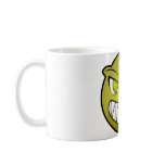 Scary Angry Green Cartoon Face Mugs