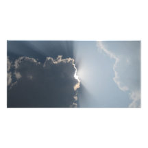 Scary Clouds Photo Card