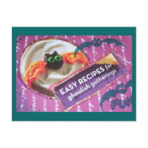 Scary Cookie of Halloween Present and Past Postcards