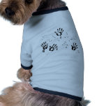 scary dark hands doggie tshirt