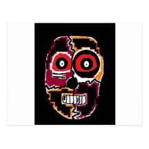 Scary Dude Postcard