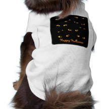 Scary Eyes Gold Pet Tee