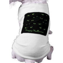 Scary Eyes Green Pet Clothes